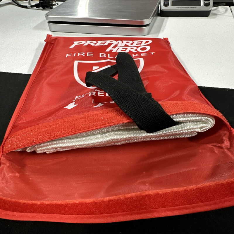 Prepared Hero Fire Blanket testimonial